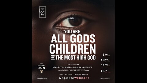 You Are All Gods Children Of The Most High