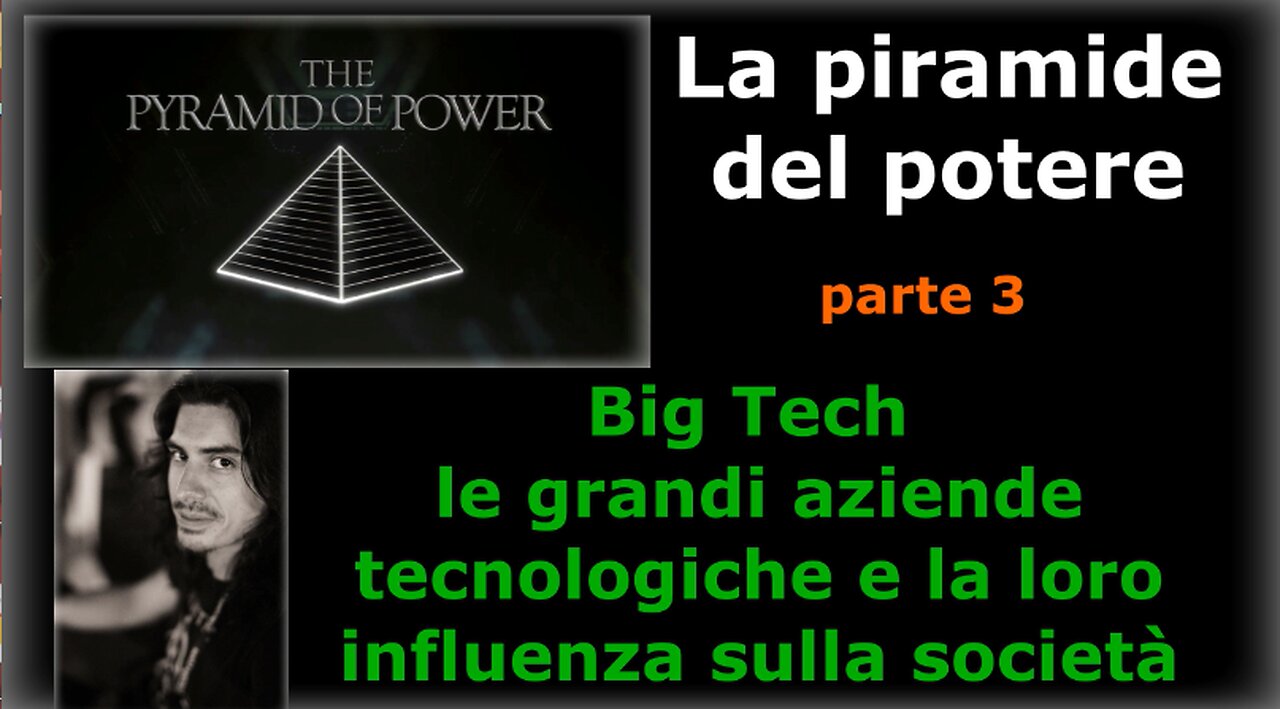 Piramide del potere (Parte 3): Le grandi aziende tecnologiche e la loro influenza sulla società