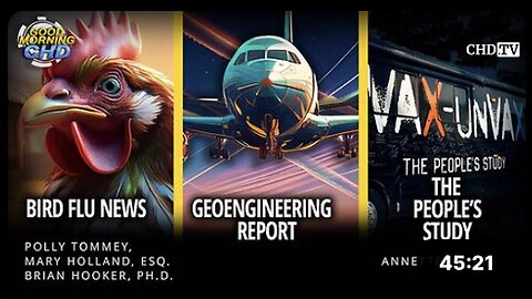 "Bird Flu Update, Geoengineering Analysis, Popular Study Report"