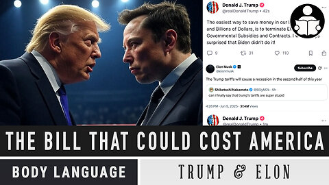 Body Language - President Trump & Elon Musk