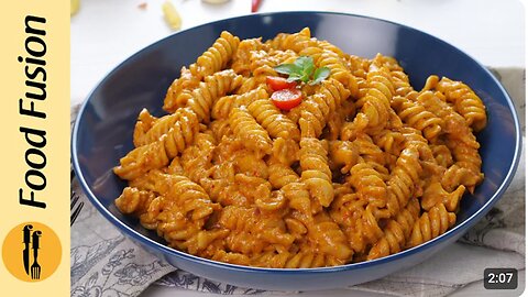 Recipie # 8 - Red Pesto Pasta Recipe by Food Fusion