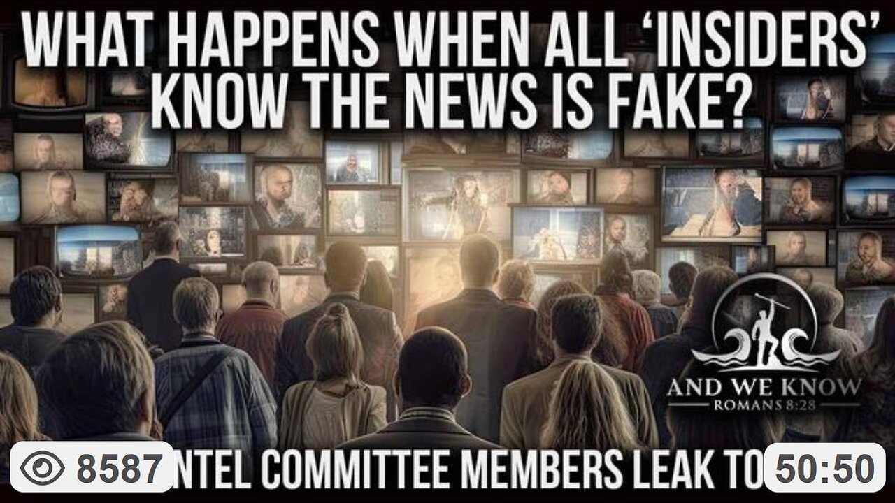 What Happens When All ‘Insiders’ Knows the News is FAKE? NSA Director Out? Next? PRAY! ~ by And We Know (5.1.25)