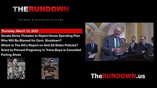 #879 - Senate Dems Threaten Government Shutdown