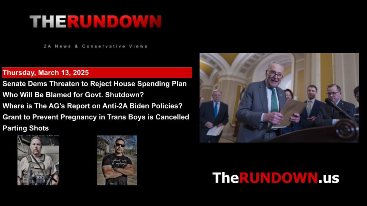 #879 - Senate Dems Threaten Government Shutdown
