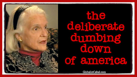 🎙️ 🎓 A Charlotte Iserbyt Interview: 'The Deliberate Dumbing Down of America' 🚸 Part 2 in the Description
