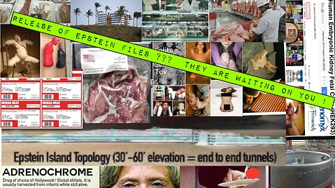 the PUBLIC's behavior is HOLDING up the release of the Epstein Files | Original Upload 6/20/25