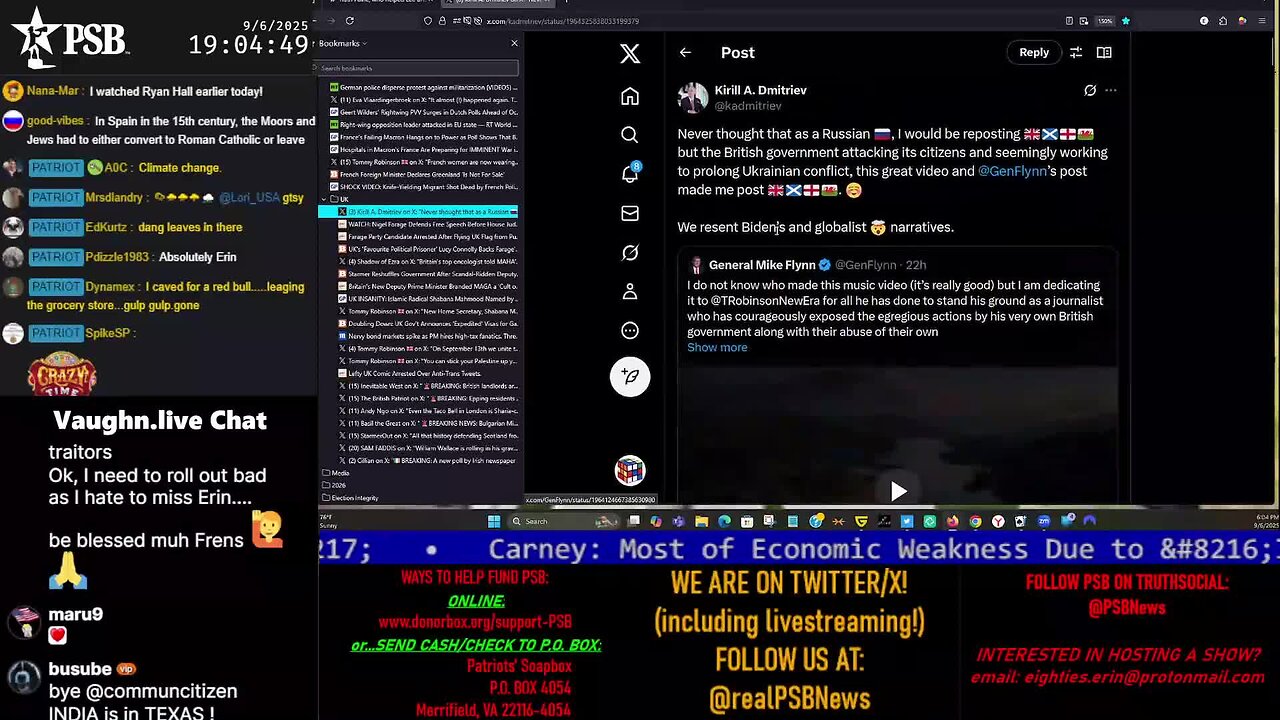 2025-09-06 19:00 EDT - On a Wing and a Prayer: with Deb65