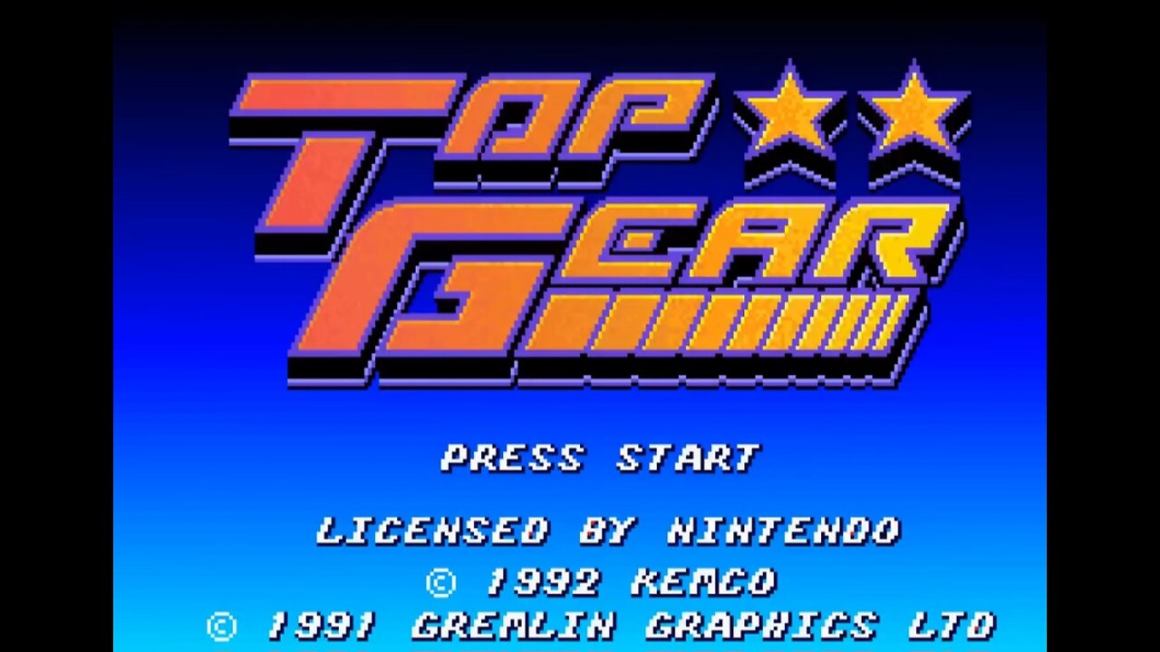 SNES Longplay [212] Top Gear!