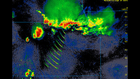 Very Unusual Radar Activity Kansas & Oklahoma! How could this be Natural?🆘