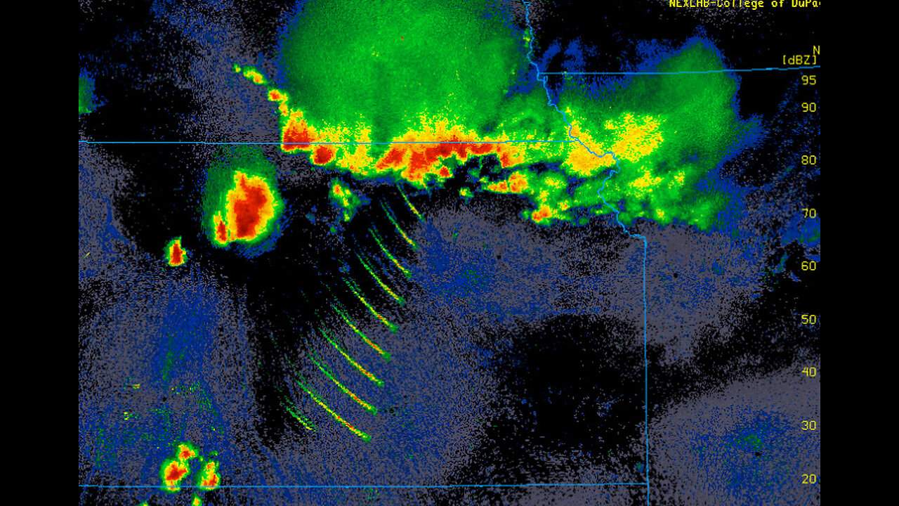 Very Unusual Radar Activity Kansas & Oklahoma! How could this be Natural?🆘