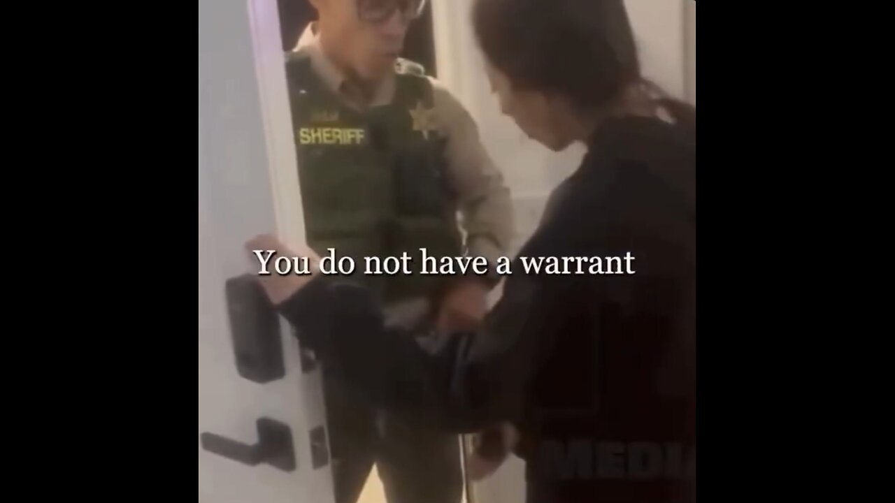 Woman finds out hard way police don't need a warrant to enter house if chasing fleeing suspects