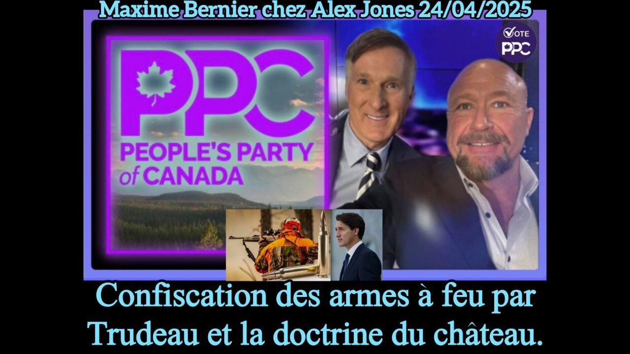 La confiscation des armes par Trudeau et la doctrine du château.