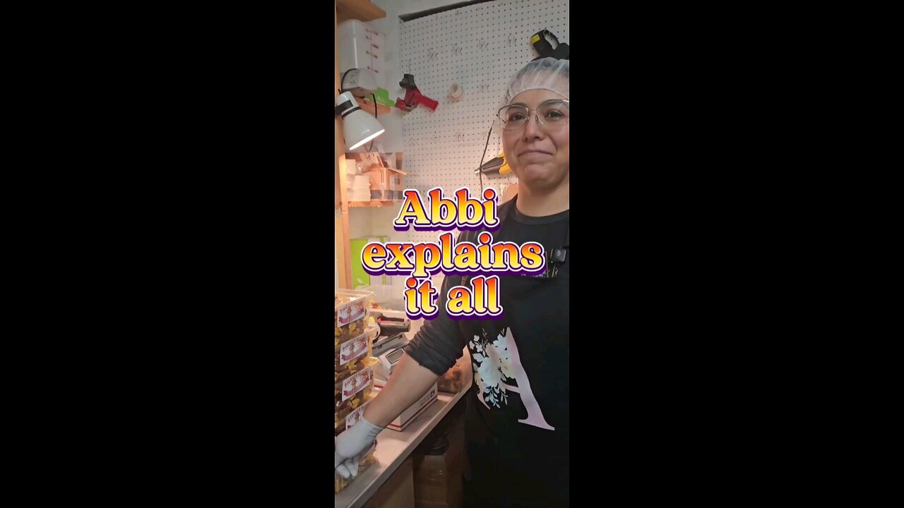 Abbi takes us to caramel tubbing school.