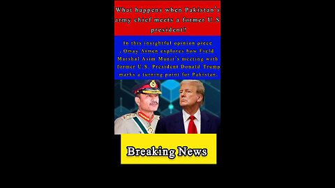 Impressive, great man': Trump heaps praise on Field Marshal Munir, again