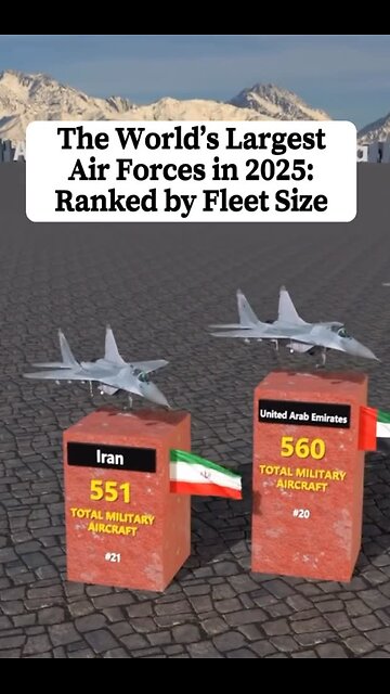 Worlds largest Air forces 2025