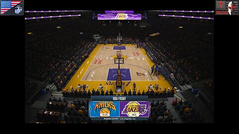 Basket Hoops 2025-2026: Game #39 [Los Angeles Lakers vs. New York Knicks]