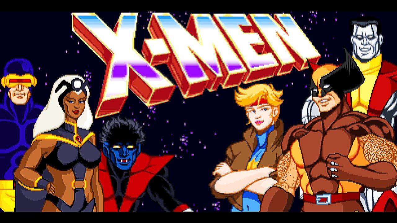 X-MEN ARCADE REMAKE (OpenBOR) (Gameplay-Commentary)