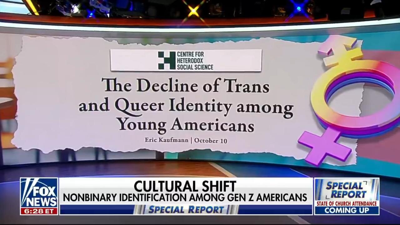 NATURE IS HEALING: New study suggests SHARP decline in trans/queer-identifying