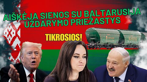 Aiškėja sienos su Baltarusija uždarymo priežastys (tikrosios!)