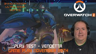 Play testing Vendetta | Overwatch 2 | gameplay | November 28th