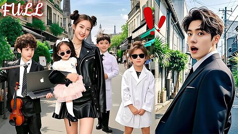 【ENG DUB】CEO was saved by a girl's help.5 years later,4 genius baby found him and called him "Daddy"