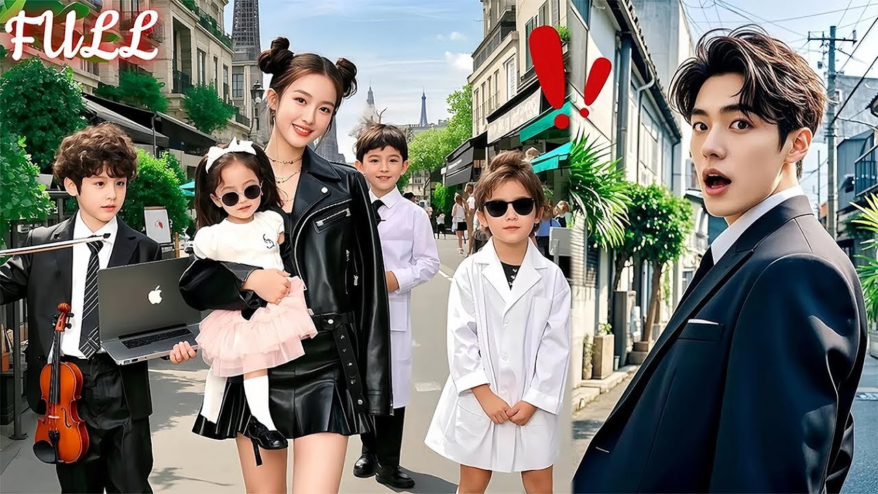 【ENG DUB】CEO was saved by a girl's help.5 years later,4 genius baby found him and called him "Daddy"