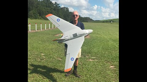 3D printed RC Dh 108 Swallow 80 mm EDF Maiden Flight