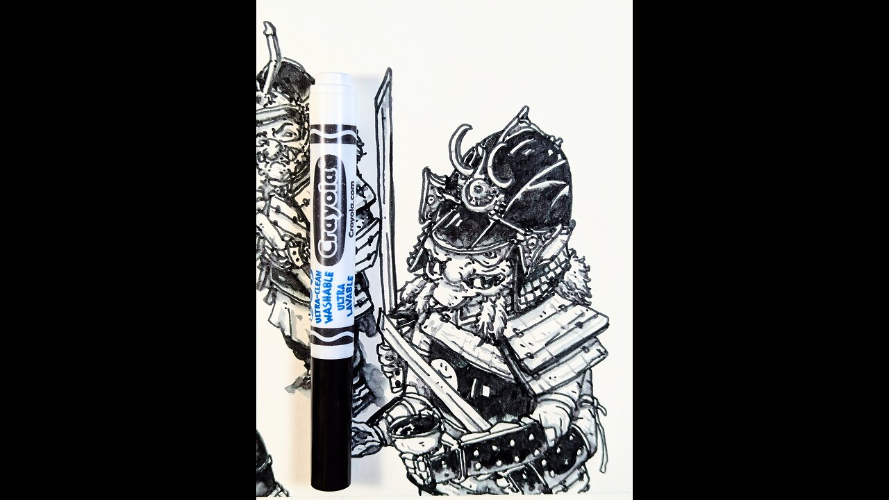 Crayola Marker Drawing
