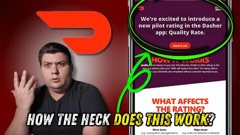 Quality Rating on Doordash - EVERYTHING You MUST Know!!