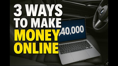 How to make money online🔥 (3 METHODS) 💵