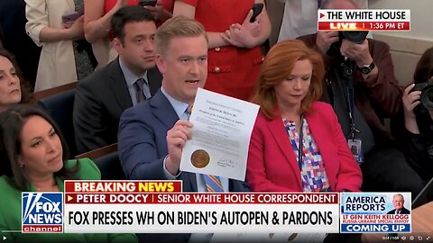 Peter Doocy drops bombshell in press conference — and he brings the PROOF