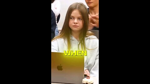 A smart gurl...