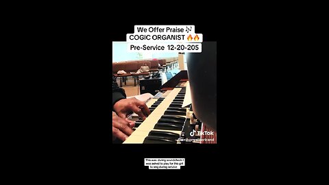 anthony albertrand - we offer praise on organ 🎹🎵🔥🔥🎶🔥