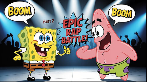 Spongebob battles part 2 Patrick & Squidward: Lyrical Showdown! (Animation)