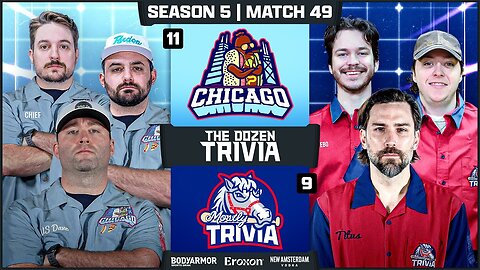 Mostly Trivia vs. Chicago | Match 49, Season 5 - The Dozen Trivia League