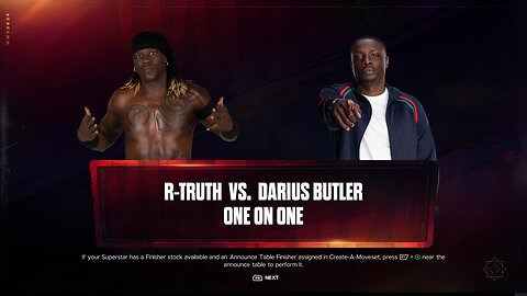 WWE 2k24 R-Truth vs Darius Butler