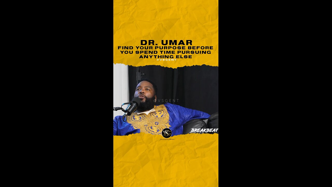 @drumarjohnson Find your purpose before you spend time pursuing anything else