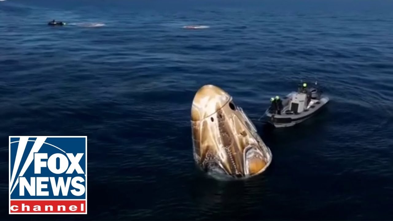 WATCH: Stranded astronauts splashdown in Gulf of America