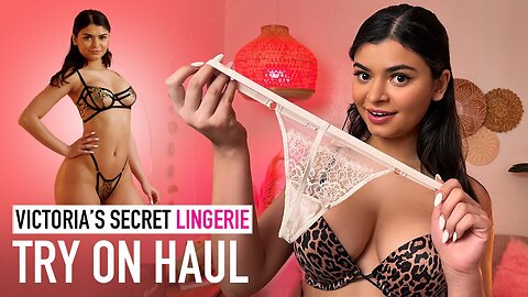 HOT GIRL Victoria's Secret Lingerie TRY ON HAUL Adela Guerra