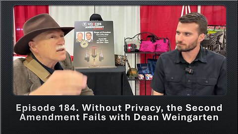 Episode 184. Without Privacy, the Second Amendment Fails with Dean Weingarten