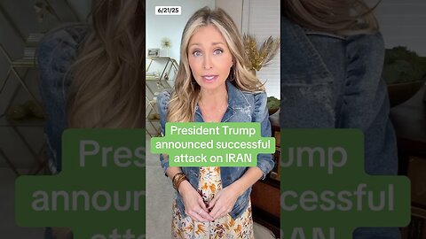 Trump “successfully” BOMBS Iran