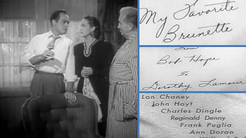 Bob Hope’s Funniest Noir Parody! My Favorite Brunette (1947)