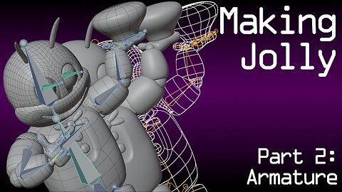 Making Jolly in Blender: Part 2 - Armature (fr/en)
