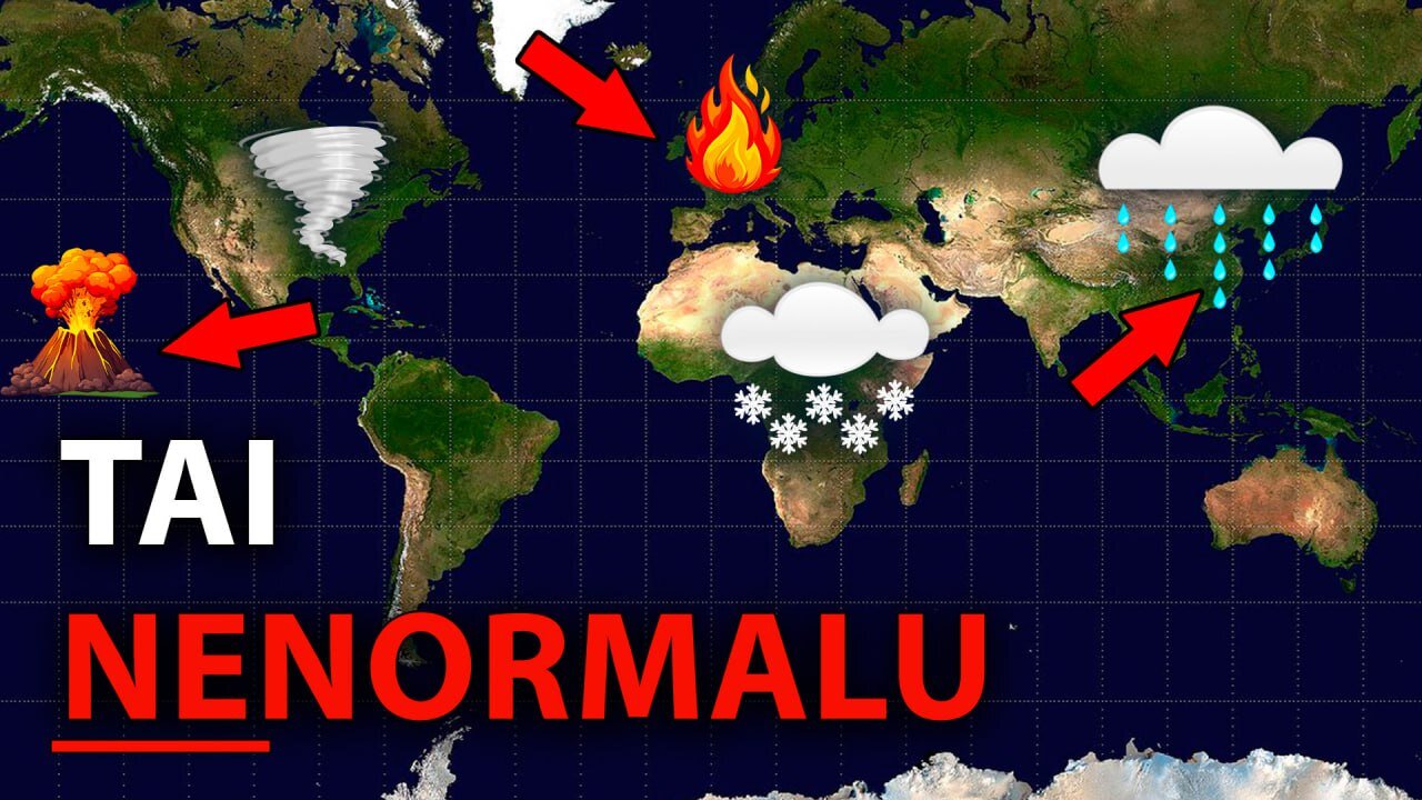 Nuo Kamčiatkos iki Europos: ekstremalių įvykių savaitė | 2025 m. rugpjūtis