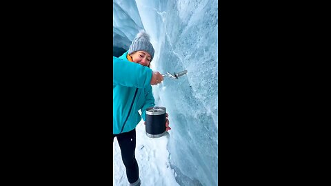Feel the glacier blue of billions of years ago, no pollution, no filters, no special effects