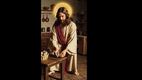 AI Jesus Spreads Hope: A Heartwarming Easter Miracle in Every Egg 🕊️🥚