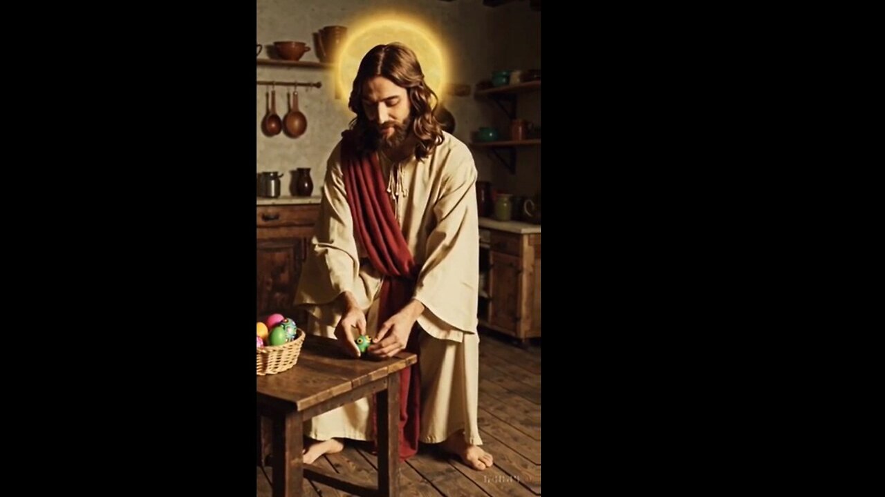 AI Jesus Spreads Hope: A Heartwarming Easter Miracle in Every Egg 🕊️🥚