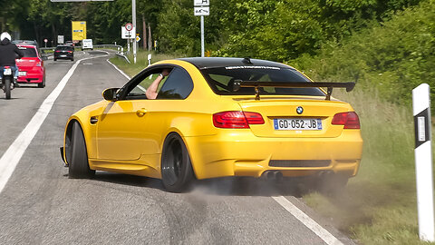 Cars leaving Nürburgring Tankstelle - DRIFTS, MR 992 GT3 RS, Widebody AMG GT R, Skyline R34 GT-R