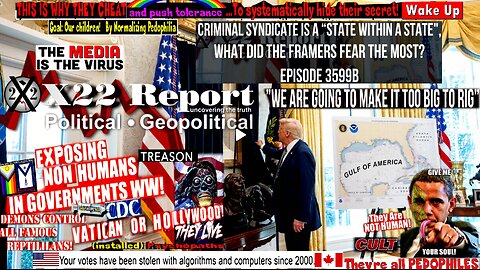 Ep 3599b - Criminal Syndicate Is A “State Within A State”, What Did The Framers Fear The Most?