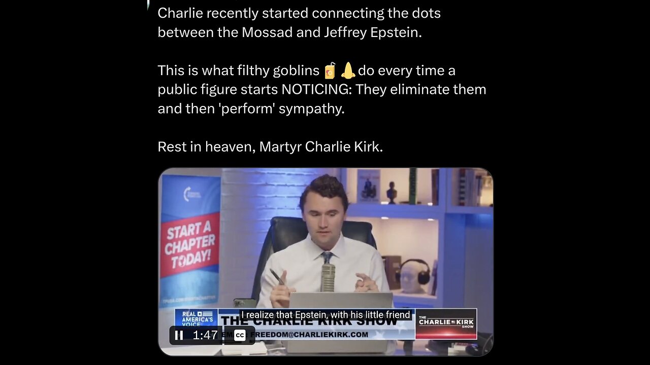 Charlie recently started connecting the dots